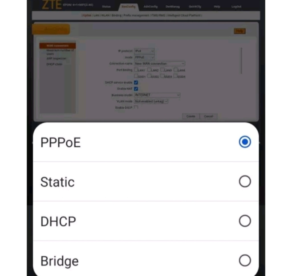 ZTE F477 V.2  EPON
